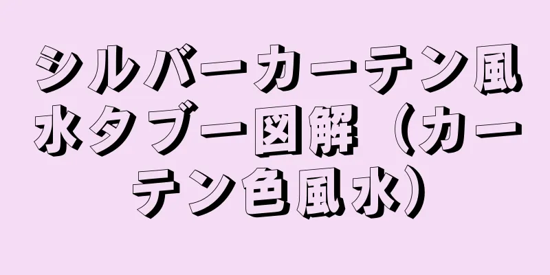 シルバーカーテン風水タブー図解（カーテン色風水）