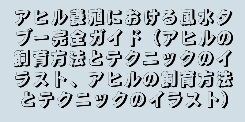 アヒル養殖における風水タブー完全ガイド（アヒルの飼育方法とテクニックのイラスト、アヒルの飼育方法とテクニックのイラスト）