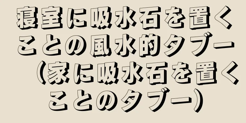 寝室に吸水石を置くことの風水的タブー（家に吸水石を置くことのタブー）